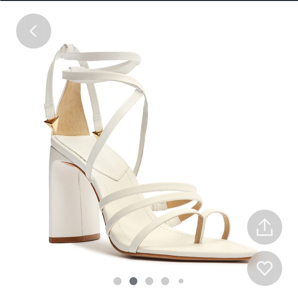 Schutz Leaf Nappa Leather Sandal